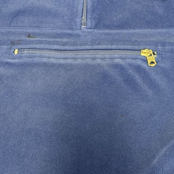 Polo Sport Ralph Lauren Fleece Sweatshirt Mens XL Blue 1/2 Zip - Picture 4 of 16